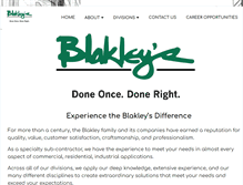 Tablet Screenshot of blakleys.com